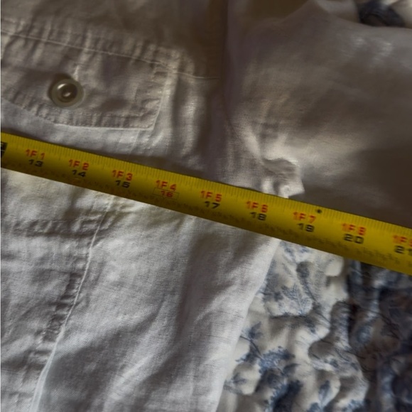 Tommy Bahama two palms Women's Shimmering Silver Jean Jacket - Picture 12 of 12